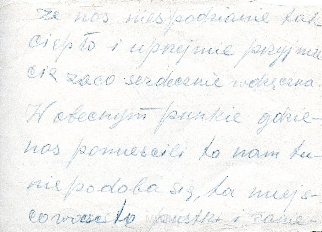 KKE 5680.jpg - Dok. List. Niekompletny list z czasów Repatrjacji od rodziny lub Antoniego Graszko, Wazcisław koło Trzebiatowa – woj. Szczecińskie, lata 40-te XX wieku.